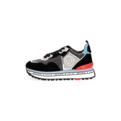 Buty Liu Jo MAXI ALEXA BXX051 PX037. Czarne trampki i tenisówki damskie Liu Jo, bez wzorów, bez zapięcia. Za 624,66 zł.