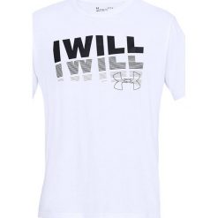 Under Armour I Will 2.0 Short Sleeve Tee 1329587-100. Białe t-shirty męskie Under Armour, m, bez wzorów, z bawełny, bez kołnierzyka. W wyprzedaży za 89,99 zł.