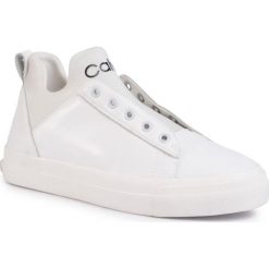 Sneakersy CALVIN KLEIN - Valorie E4454 White. Białe półbuty damskie Calvin Klein, ze skóry ekologicznej. W wyprzedaży za 459,00 zł.