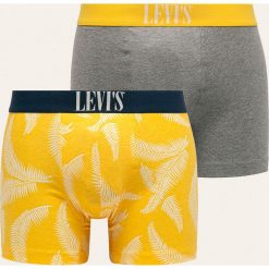 Levi's - Bokserki (2-pack). Żółte bokserki męskie Levi's®, z nadrukiem, z elastanu. Za 119,90 zł.