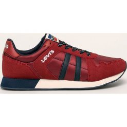 Levi's - Buty. Czerwone buty sportowe męskie Levi's®, z gumy, na sznurówki. Za 319,90 zł.