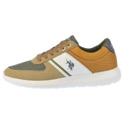 U.S. POLO ASSN. tenisówki męskie Dillier 45 zółty. Żółte trampki męskie U.S. Polo Assn., bez wzorów, bez zapięcia. Za 289,00 zł.