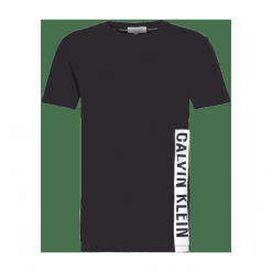 Calvin Klein męska koszulka KM0KM00481 Relaxed Crew Tee M czarna. Czarne koszulki męskie Calvin Klein, m, bez wzorów, bez kołnierzyka, z krótkim rękawem, krótkie. Za 169,00 zł.