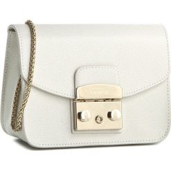 Torebka FURLA - Metropolis 820677 B BGZ7 ARE Petalo. Białe torebki klasyczne damskie Furla, bez wzorów, ze skóry, wizytowe, bez dodatków. Za 1125,00 zł.