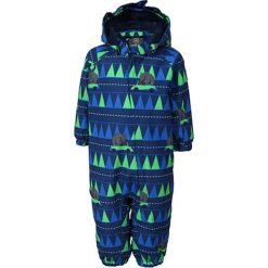 Kombinezon "Rimah" w kolorze niebiesko-zielonym. Niebieskie kombinezony niemowlęce Color Kids, bez wzorów, bez rękawów, z kapturem. W wyprzedaży za 165,95 zł.
