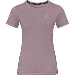 Koszulka "Element" w kolorze fiołkowym. Fioletowe bluzki sportowe damskie Odlo Women, l, z nadrukiem, z okrągłym kołnierzem, bez rękawów, bez kaptura. W wyprzedaży za 75,95 zł.