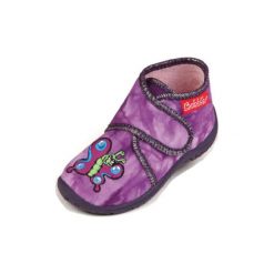 Beck Girls Kapcie FUNNY VIOLET lila - fioletowy. Fioletowe buciki niemowlęce Beck, z tkaniny, bez zapięcia. Za 69,00 zł.
