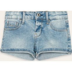 Pepe Jeans - Szorty dziecięce Foxtail 128-180 cm. Niebieskie spodenki dziewczęce Pepe Jeans, bez wzorów, z elastanu, casualowe. Za 199,90 zł.