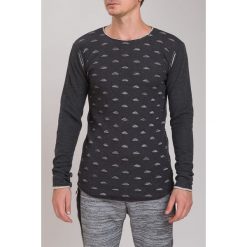 Ciemnoszary Sweter M3021. Czarne swetry męskie marki Fasardi, xl, bez wzorów, bez kołnierzyka, bez kaptura. Za 81,75 zł.
