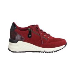 Tamaris Buty czerwony female czerwony 37. Czerwone sneakersy damskie Tamaris, ze skóry. Za 279,00 zł.