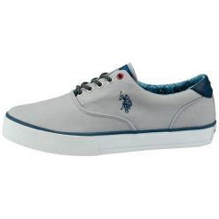 U.S. POLO ASSN. tenisówki męskie Theodor 43 szare. Szare trampki męskie U.S. Polo Assn., bez wzorów, bez zapięcia. W wyprzedaży za 169,00 zł.