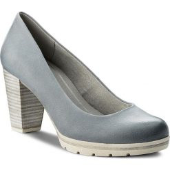Półbuty MARCO TOZZI - 2-22419-20 Denim 802. Szare półbuty damskie skórzane marki Marco Tozzi, na obcasie. W wyprzedaży za 189,00 zł.