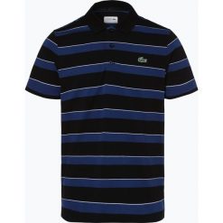Lacoste - Męska koszulka polo, czarny. Czarne koszulki męskie marki Lacoste, s, w paski, polo, bez rękawów. Za 379,95 zł.
