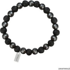 Mix Hematite Lava - bransoletka męska. Czerwone bransoletki męskie Pakamera, z hematytem. Za 99,00 zł.
