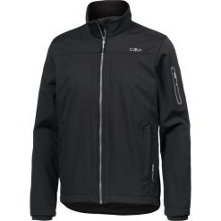 Kurtka softshellowa w kolorze czarnym. Czarne kurtki sportowe męskie marki Ski- & Outdoor, s, bez wzorów, z polaru, bez kaptura. W wyprzedaży za 130,95 zł.