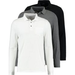 Koszulki polo: Burton Menswear London 3 PACK Koszulka polo black/white/grey