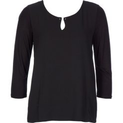 Koszulka w kolorze czarnym. Czarne koszulki damskie Tom Tailor Classic, s, bez wzorów, bez kołnierzyka, z długim rękawem. W wyprzedaży za 90,95 zł.
