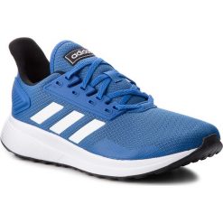 Buty adidas - Duramo 9 BB7067 Blue/Ftwwht/Cblack. Niebieskie buty do biegania męskie Adidas, z materiału, na sznurówki. W wyprzedaży za 189,00 zł.