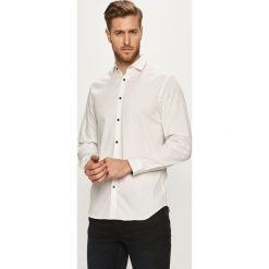 Jack & Jones - Koszula. Koszule męskie Jack & Jones, s, bez wzorów, z elastanu, eleganckie, z włoskim kołnierzykiem, z długim rękawem. W wyprzedaży za 139,90 zł.