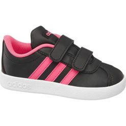 Buciki niemowlęce chłopięce: buty dziecięce adidas Vl Court 2.0 adidas czarne