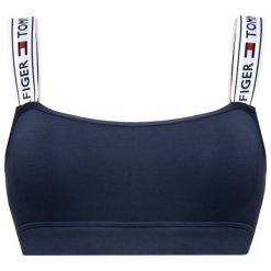 Biustonosz top TOMMY HILFIGER UW0UW00531. Białe biustonosze TOMMY HILFIGER, xs, bez wzorów, z elastanu, bez kołnierzyka. W wyprzedaży za 139,00 zł.