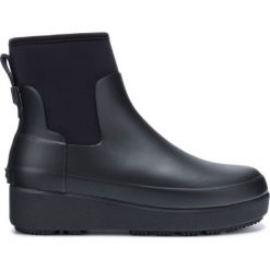 Hunter Kalosze Czarny. Czarne kalosze damskie Hunter, z materiału. Za 619,95 zł.