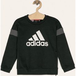 Adidas Performance - Bluza 110-176 cm. Czarne bluzy chłopięce adidas Performance, z nadrukiem, z bawełny, bez rękawów, bez kaptura. Za 179,90 zł.