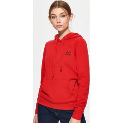 Bluza z kapturem - Czerwony. Czerwone bluzy męskie rozpinane marki Cropp, l, z kapturem. Za 79,99 zł.