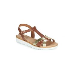 Sandały Casual Attitude JALAYEXE. Pomarańczowe sandały damskie marki Casual Attitude, bez wzorów, casualowe, bez obcasa, bez zapięcia. Za 239,00 zł.
