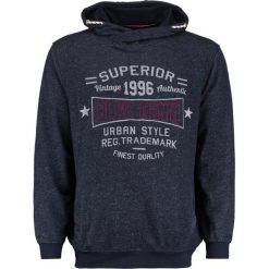 Bejsbolówki męskie: Kitaro Bluza z kapturem navy melange