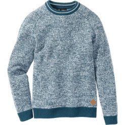 Swetry męskie: Sweter Regular Fit bonprix niebieskozielony morski