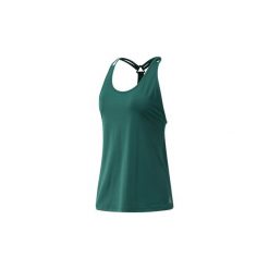 Topy na ramiączkach / T-shirty bez rękawów Reebok Sport Koszulka bez rękawów ACTIVCHILL. Zielone topy damskie Reebok Sport, s, bez wzorów, bez kołnierzyka. Za 119,00 zł.