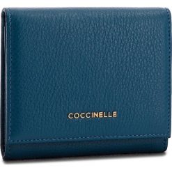 Mały Portfel Damski COCCINELLE - CW5 Metallic Soft E2 CW5 11 48 01 Saphir B02. Niebieskie portfele damskie Coccinelle, ze skóry. Za 449,90 zł.