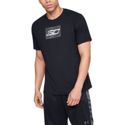Under Armour SC30 Koszulka Czarny. Czarne podkoszulki męskie Under Armour, l, z nadrukiem, z bawełny, z krótkim rękawem. Za 137,95 zł.