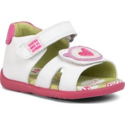 Sandały AGATHA RUIZ DE LA PRADA - 202901 B-Bianco. Białe sandały dziewczęce Agatha Ruiz de la Prada, ze skóry ekologicznej, bez zapięcia. Za 249,00 zł.