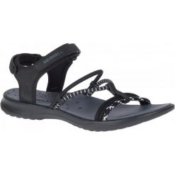 Merrell Sandały Damskie Sunstone Strap Black 3 (36). Czarne sandały damskie marki Merrell, w paski, sportowe, bez obcasa, z paskami. W wyprzedaży za 199,00 zł.