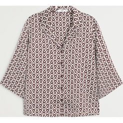 Mango - Koszula Chain. Białe bluzki damskie Mango, na co dzień, s, bez wzorów, z poliesteru, casualowe, bez kołnierzyka, z długim rękawem. Za 139,90 zł.