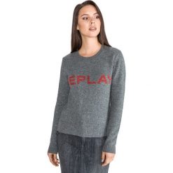 Replay Sweter Szary. Szare bluzy damskie Replay, m, z wełny. Za 516,95 zł.