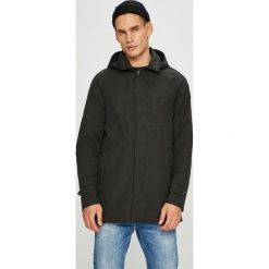 Scotch & Soda - Kurtka. Czarne płaszcze męskie Scotch & Soda, xxl, bez wzorów, z bawełny, długie, z kapturem. W wyprzedaży za 629,90 zł.