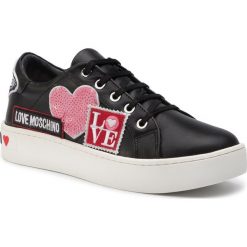 Sneakersy LOVE MOSCHINO - JA15113G18IF0000 Nero. Czarne półbuty damskie Love Moschino, ze skóry. Za 899,00 zł.
