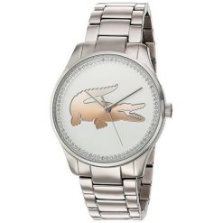 Lacoste 2000972. Białe zegarki damskie marki Lacoste, ze stali nierdzewnej. W wyprzedaży za 863,00 zł.