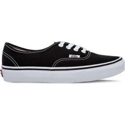 Ponadczasowe Czarne Vansy AUTHENTIC PLATFORM. Czarne trampki i tenisówki damskie Molly.pl, bez wzorów, z zamszu, bez zapięcia. Za 299,00 zł.