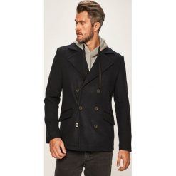 Only & Sons - Płaszcz. Niebieskie płaszcze męskie Only & Sons, s, bez wzorów, z poliesteru, bez kaptura. W wyprzedaży za 299,90 zł.