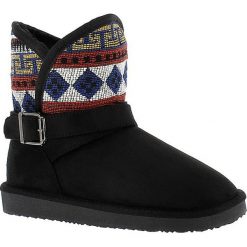 Buty zimowe damskie: Zimowe botki „Connie” w kolorze czarnym