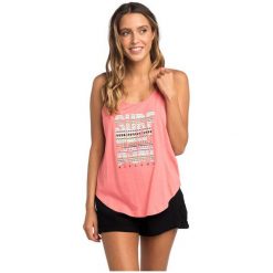 Rip Curl Koszulka Damska Surf Tank L Łososiowa. Różowe koszulki damskie Rip Curl, na co dzień, l, bez wzorów, bez kołnierzyka, bez rękawów. Za 79,00 zł.