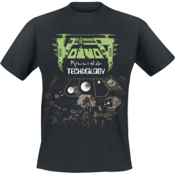 Voivod Killing technology T-Shirt czarny. Czarne t-shirty męskie Voivod, xl, bez wzorów, bez kołnierzyka. Za 74,90 zł.