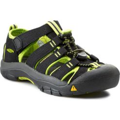 Sandały KEEN - Newport H2 1009965 Black/Lime Green. Czarne sandały chłopięce Keen, z gumy, bez zapięcia. Za 249,95 zł.