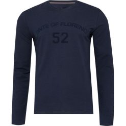 T-shirt CONTE OF FLORENCE JAFFE Granatowy. Niebieskie t-shirty męskie marki Conte of Florence, na jesień, m, bez wzorów, z bawełny, klasyczne, z klasycznym kołnierzykiem, długie. W wyprzedaży za 132,00 zł.