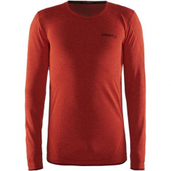 Craft Koszulka Męska Active Comfort Ls Czerwona L. Czerwone odzież termoaktywna męska Craft, m, z długim rękawem, outdoorowe. W wyprzedaży za 119,00 zł.