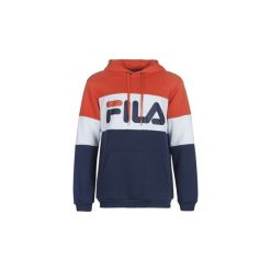 Bluzy Fila NIGHT BLOCKED HOODY. Niebieskie bluzy męskie Fila, m, bez wzorów, bez kołnierzyka, bez rękawów, bez kaptura. Za 349,00 zł.